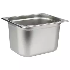 APS 81208, GN 1/2 Container Stainless Steel, 11.65 Liters, Silver