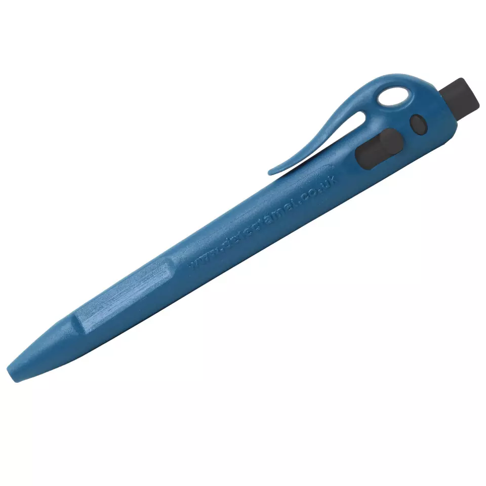 Detectamet 104-WC-BK-I02-C, Elephant Retractable Pen with Clip, Black Standard Ink, image 1, gallery thumbnail