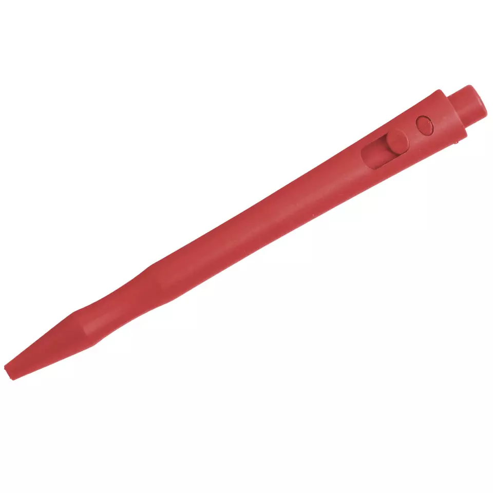 Detectamet 101-MC-RD-I11-C, HD Retractable Pen without Clip, Blue Cryo Ink, Red End, image 5, gallery thumbnail