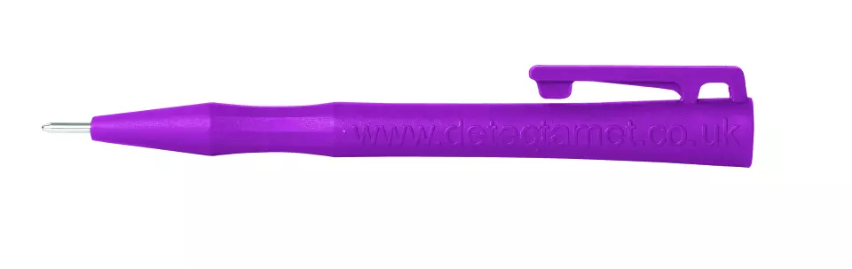 Detectamet 116-WC-BL-I01-C1, HD Stick Pens with Clip, Blue Ink, image 10, gallery thumbnail