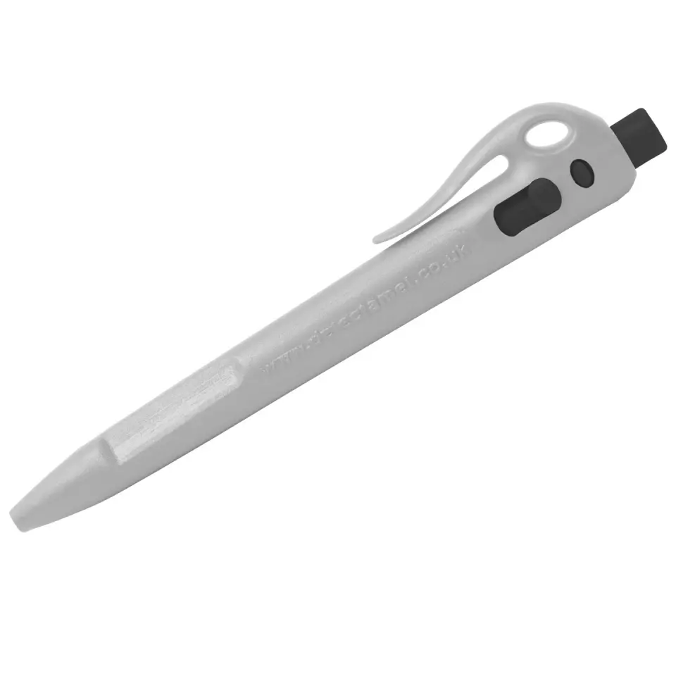 Detectamet 104-WC-BK-I02-C, Elephant Retractable Pen with Clip, Black Standard Ink, image 6, gallery thumbnail