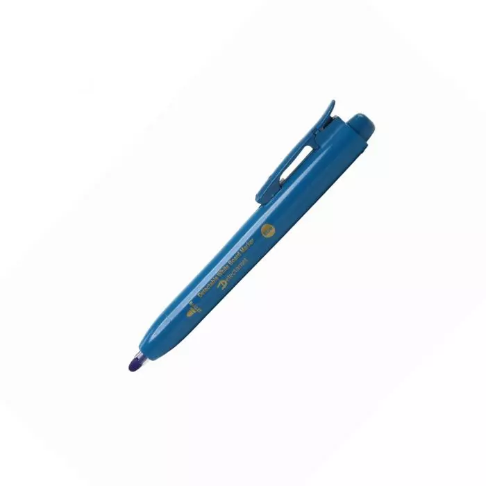 Detectamet 145-N-A05-P01-A07, Whiteboard Einziehbarer Marker, Rundspitze, Blaue Tinte, image 1, gallery thumbnail