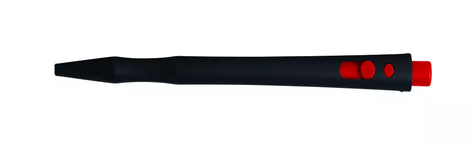 Detectamet 101-MC-RD-I11-C, HD Retractable Pen without Clip, Blue Cryo Ink, Red End, image 4, gallery thumbnail