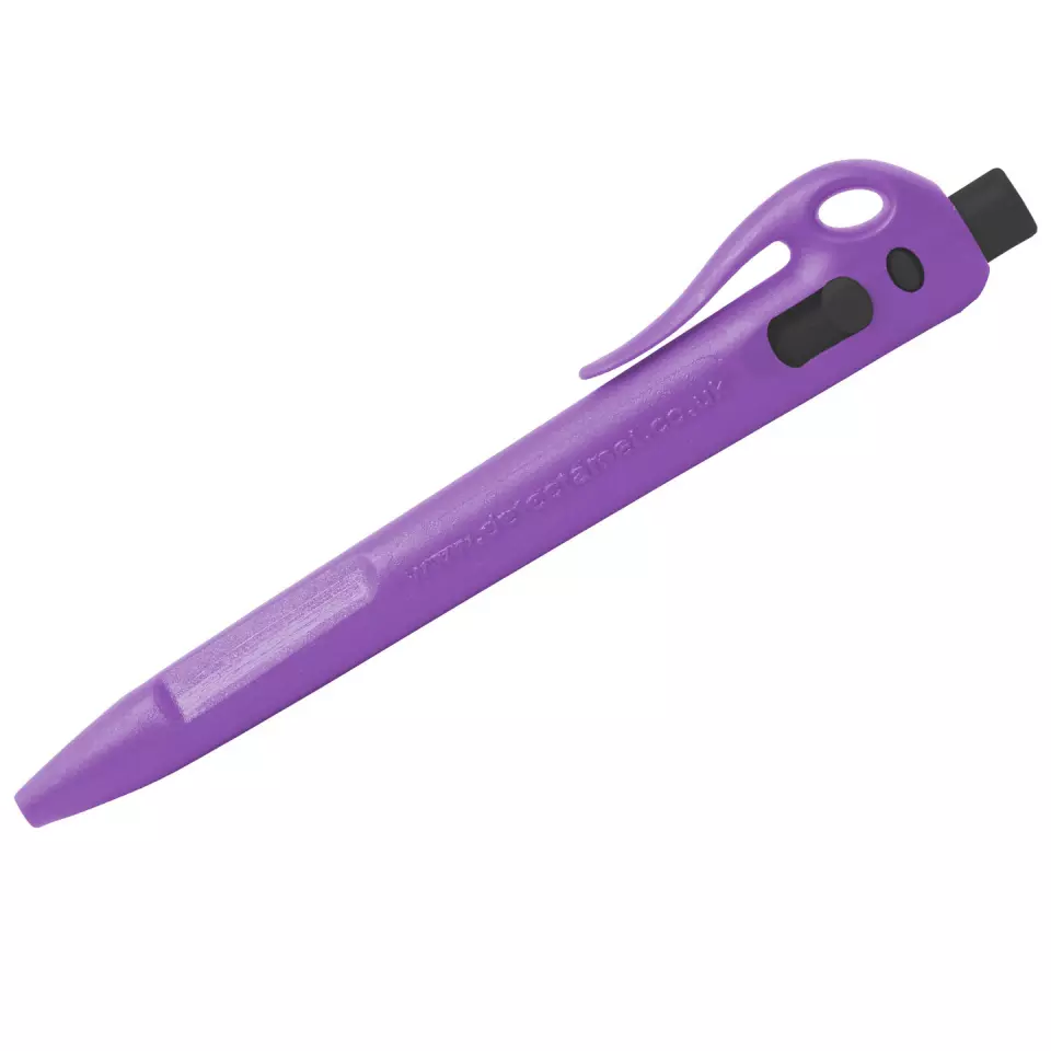 Detectamet 104-WC-BK-I02-C, Elephant Retractable Pen with Clip, Black Standard Ink, image 7, gallery thumbnail