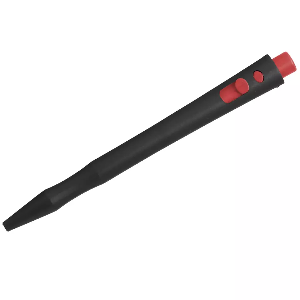 Detectamet 101-MC-RD-I11-C, HD Retractable Pen without Clip, Blue Cryo Ink, Red End, image 3, gallery thumbnail
