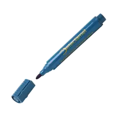 Detectamet 146-A06-P01-A07, Non Retractable Permanent Marker, Bullet Tip, Blue Ink