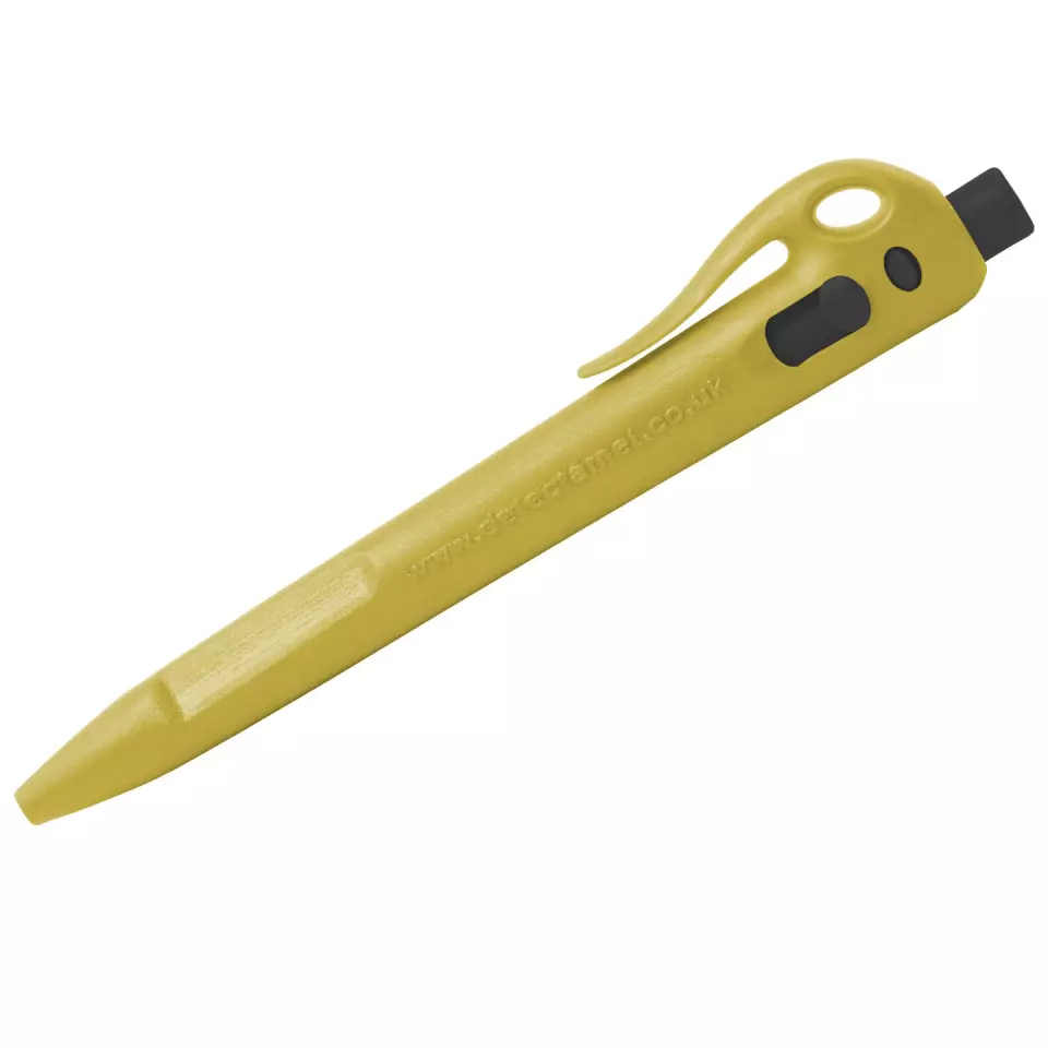 Detectamet 104-WC-BK-I02-C, Elephant Retractable Pen with Clip, Black Standard Ink, image 5, gallery thumbnail