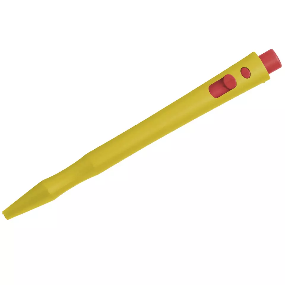 Detectamet 101-MC-RD-I11-C, HD Retractable Pen without Clip, Blue Cryo Ink, Red End, image 8, gallery thumbnail