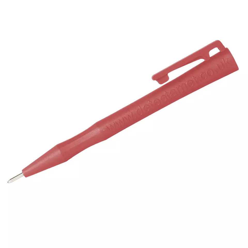 Detectamet 116-WC-BL-I01-C1, HD Stick Pens with Clip, Blue Ink, image 3, gallery thumbnail