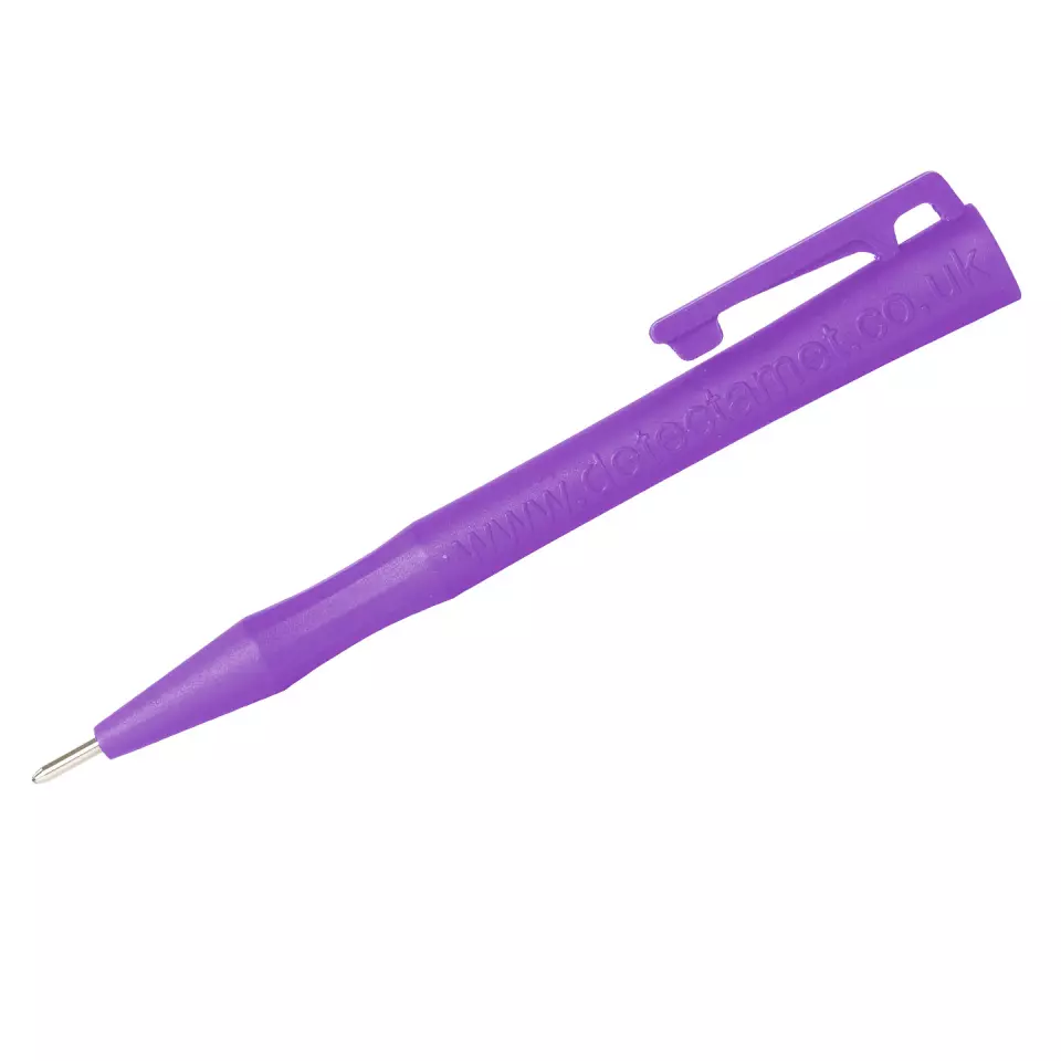 Detectamet 116-WC-BL-I01-C1, HD Stick Pens with Clip, Blue Ink, image 9, gallery thumbnail