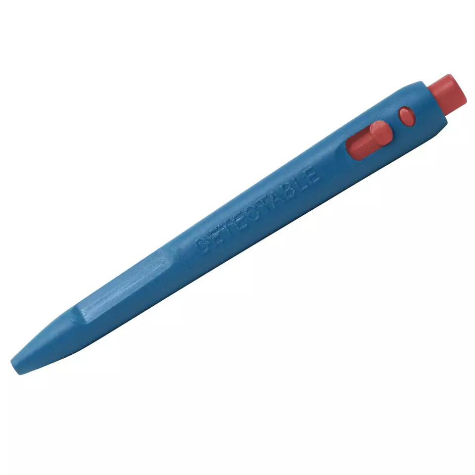 Detectamet 104-MC-RD-I02-C, Elephant Retractable Pen without Clip, Black Cryo Ink, image 1, gallery thumbnail