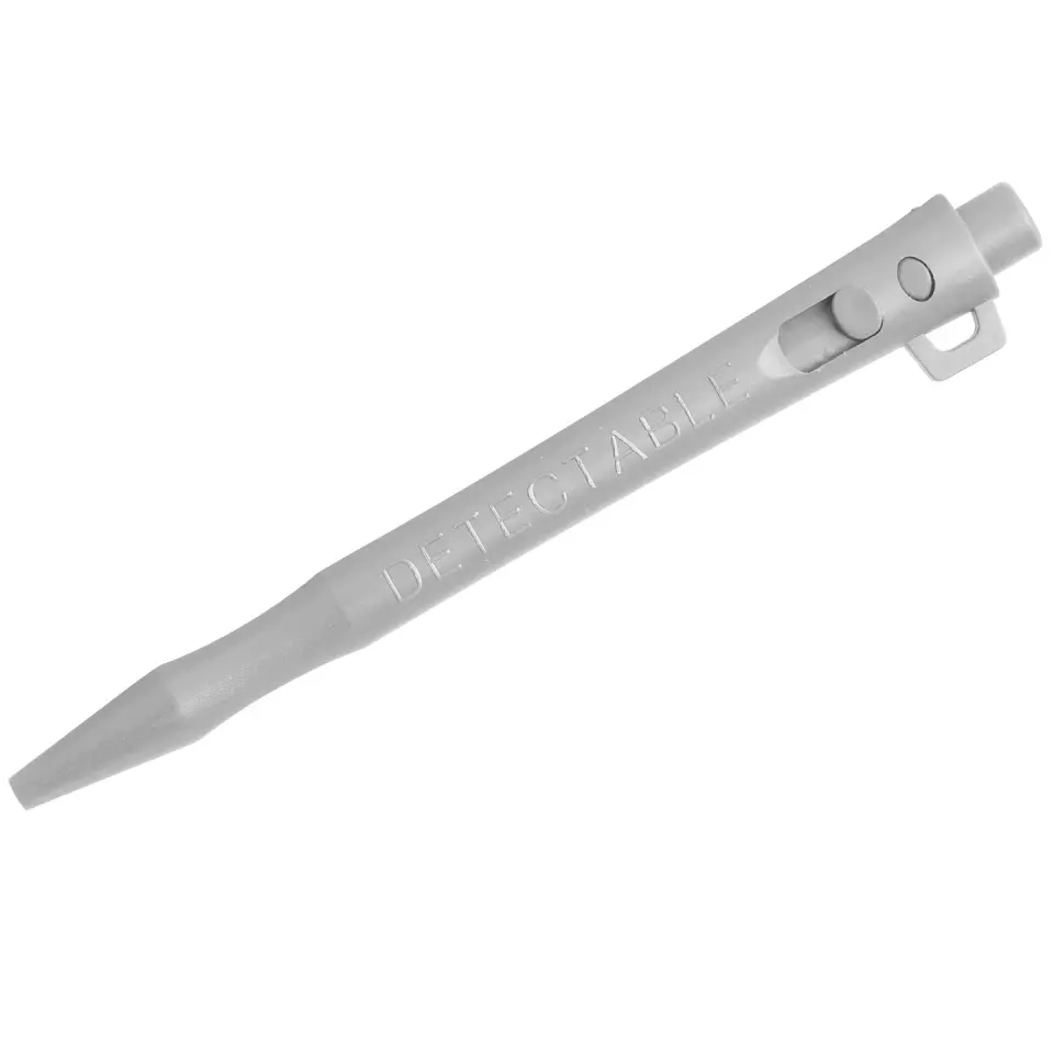 Detectamet 101-LY-GI-I01-C, HD Einziehbarer Stift mit Lanyard, blaue Gel-Tinte, image 2, gallery thumbnail