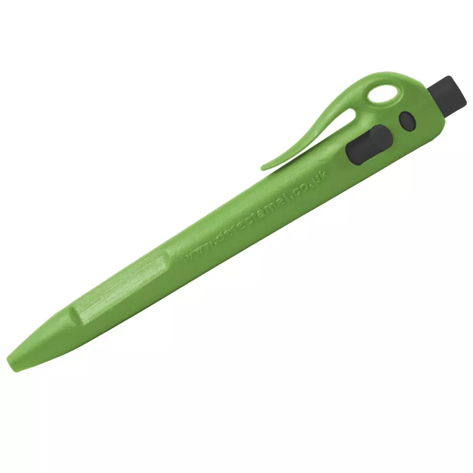 Detectamet 104-WC-BK-I02-C, Elephant Retractable Pen with Clip, Black Standard Ink, image 4, gallery thumbnail