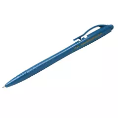 Detectamet 125-P01-I01, Economy Indragbar penna med clips, blå bläck