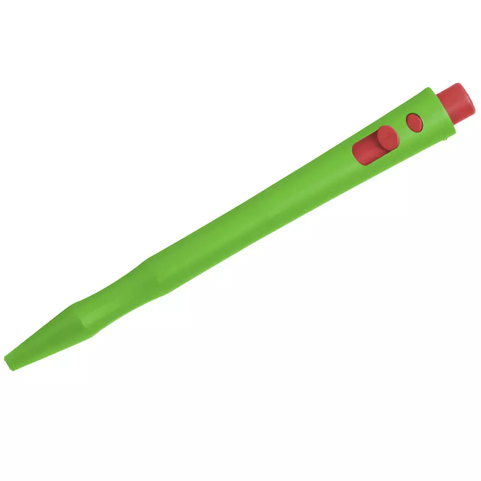 Detectamet 101-MC-RD-I11-C, HD Retractable Pen without Clip, Blue Cryo Ink, Red End, image 6, gallery thumbnail