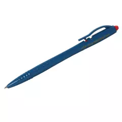 Detectamet 125-P01-I03, Economy Indragbar penna med clips, rött bläck