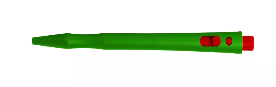Detectamet 101-MC-RD-I11-C, HD Retractable Pen without Clip, Blue Cryo Ink, Red End, image 7, gallery thumbnail