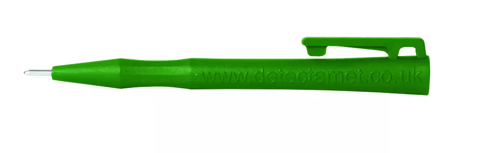Detectamet 116-WC-BL-I01-C1, HD Stick Pens with Clip, Blue Ink, image 6, gallery thumbnail