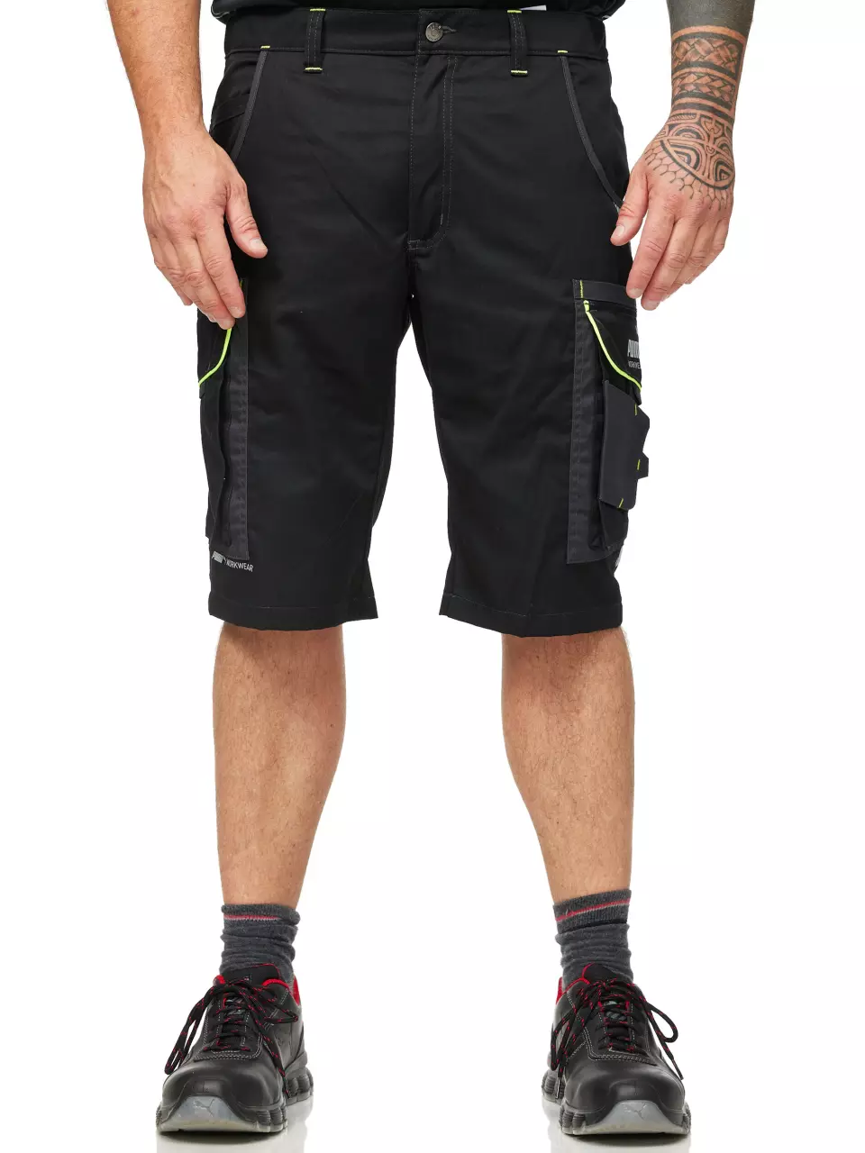 PUMA WORKWEAR 30-1512NEON, PRECISION X Work shorts, image 6, gallery thumbnail