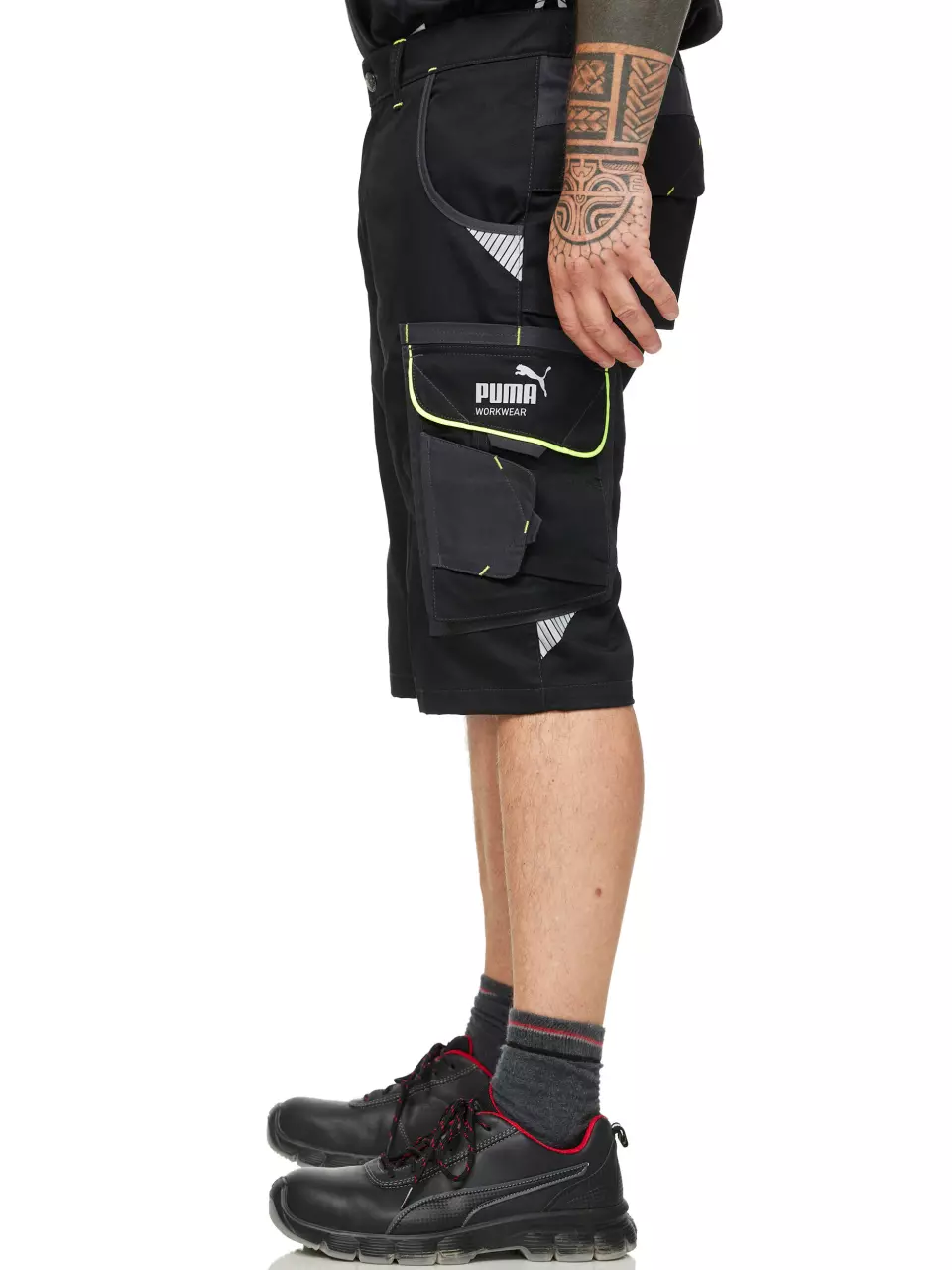 PUMA WORKWEAR 30-1512NEON, PRECISION X Work shorts, image 4, gallery thumbnail