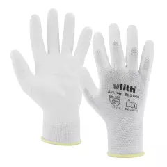 Ulith® Basic 4-8056, Pore Senser Montagehandschuhe, Weiß/Weiß