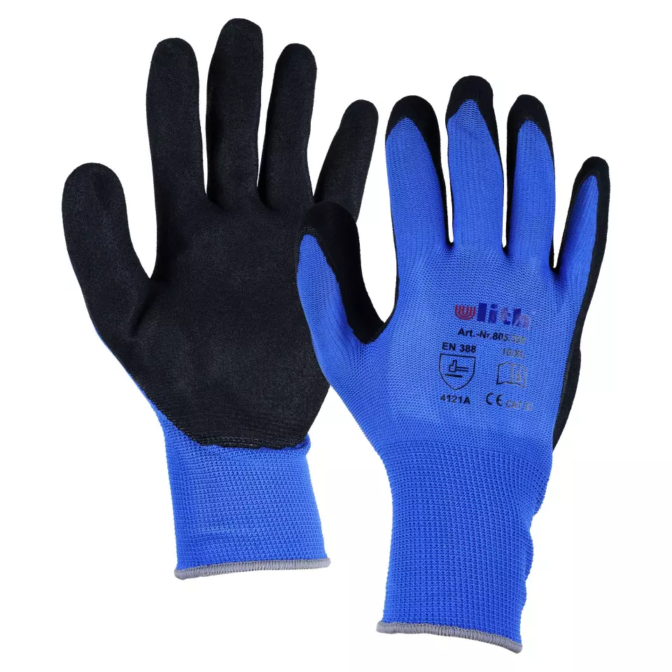 Ulith® Profi 3-8053, Sleeve Advancer Monteringshandskar, blå/svart, image 1, gallery thumbnail