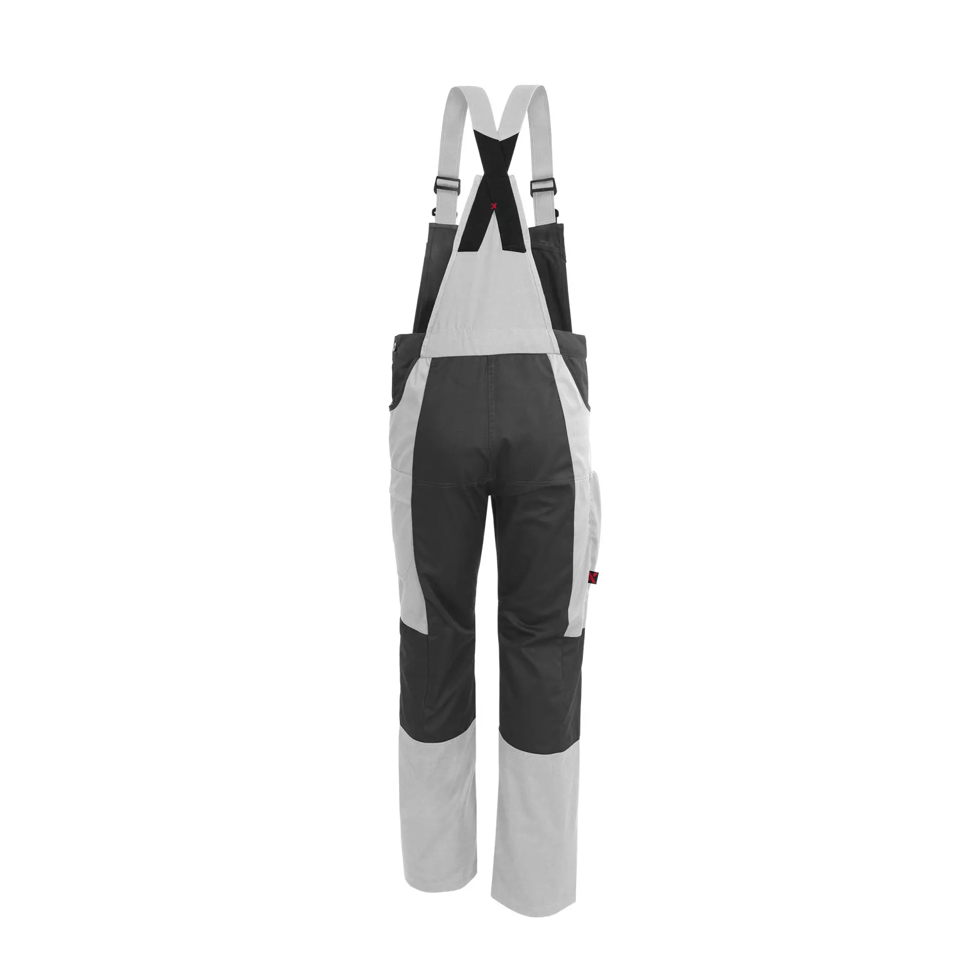 Qualitex NM-41011-3032, X-Serie Bib Overall White/Grey, image 2