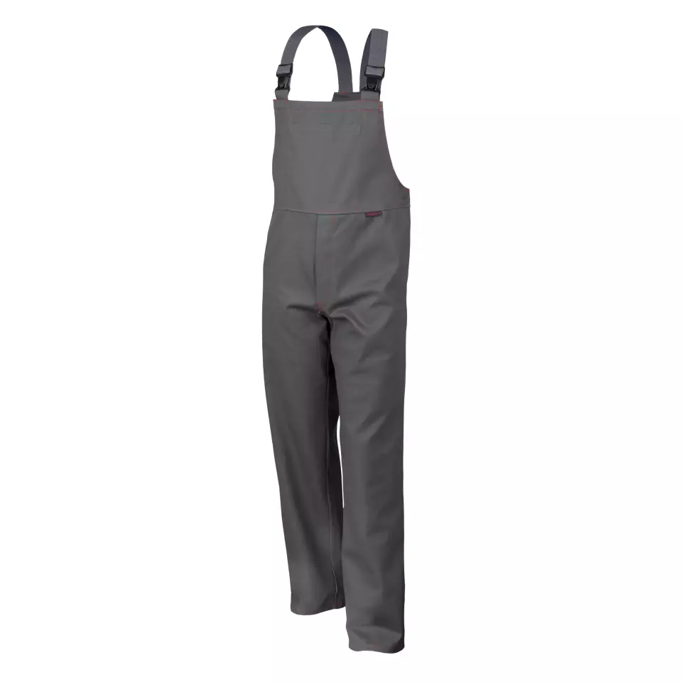 Qualitex NM-41010-3400, Robust Latzhose dunkelgrau, image 1, gallery thumbnail