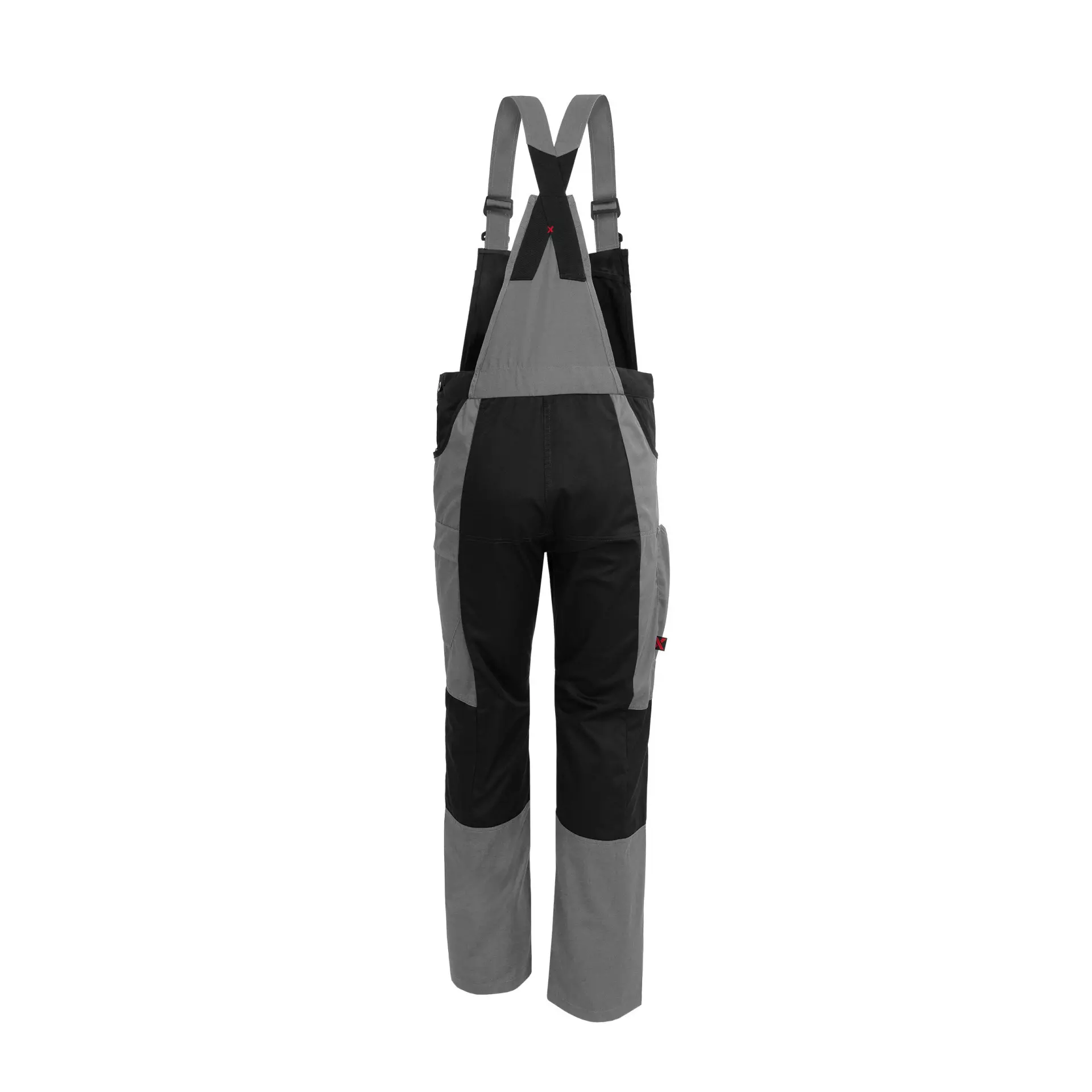 Qualitex NM-41011-3236, X-Serie Bib Overall Grey/Black, image 2