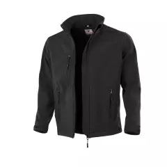 NM-66001-3600, Qualitex Softshell-takki musta