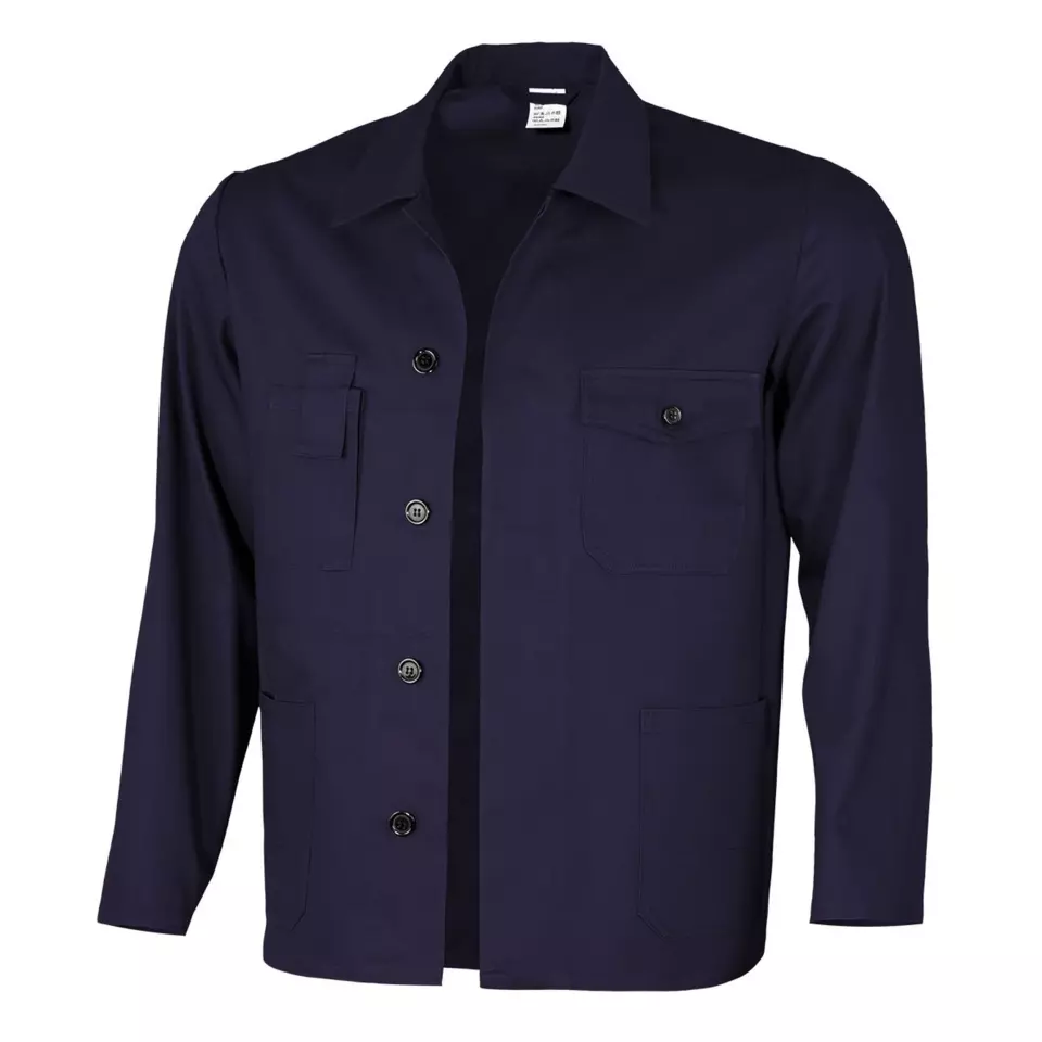 Qualitex NM-44001-0600, Basic Arbeitsjacke hydronblau, image 1, gallery thumbnail
