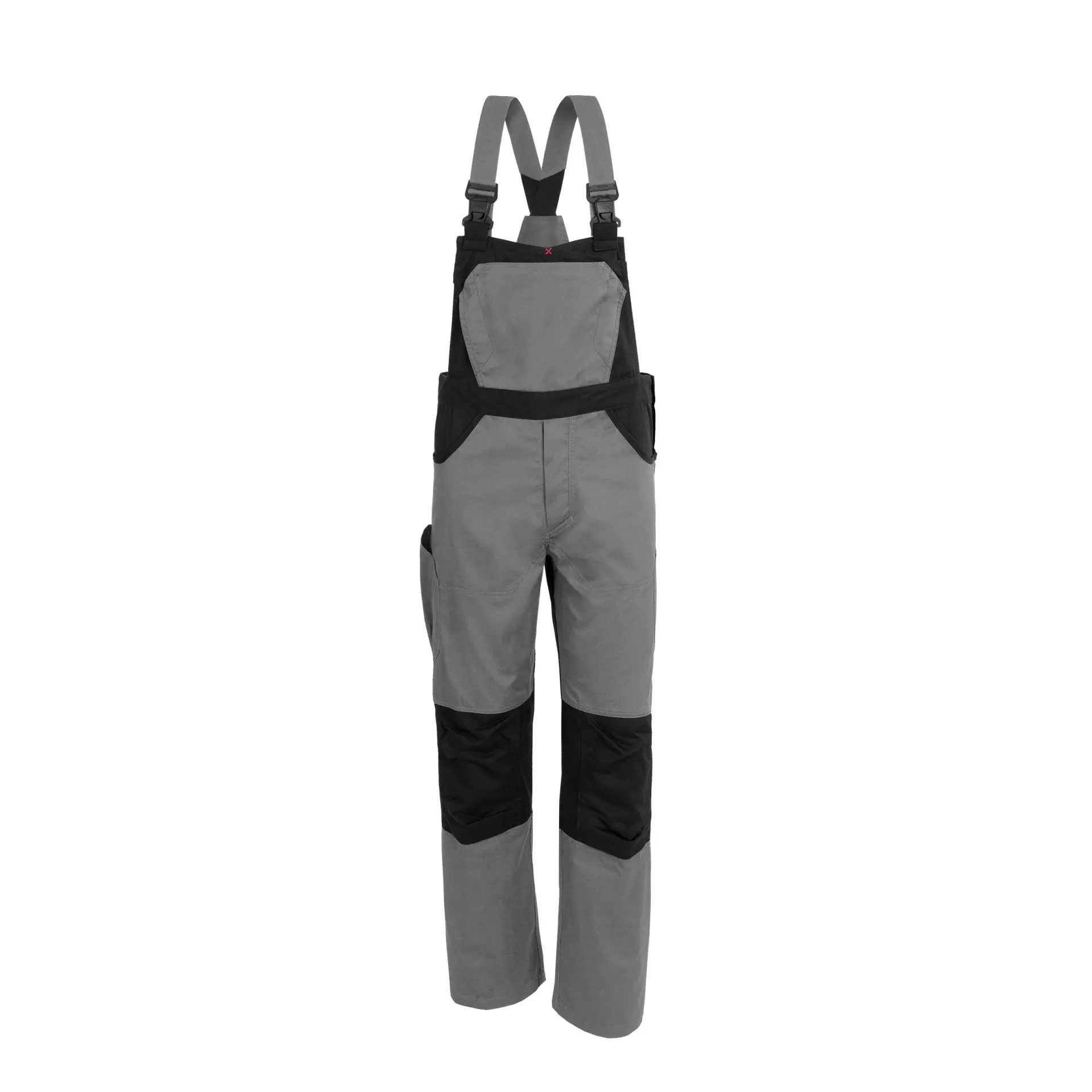 Qualitex NM-41011-3236, X-Serie Bib Overall Grey/Black, image 1