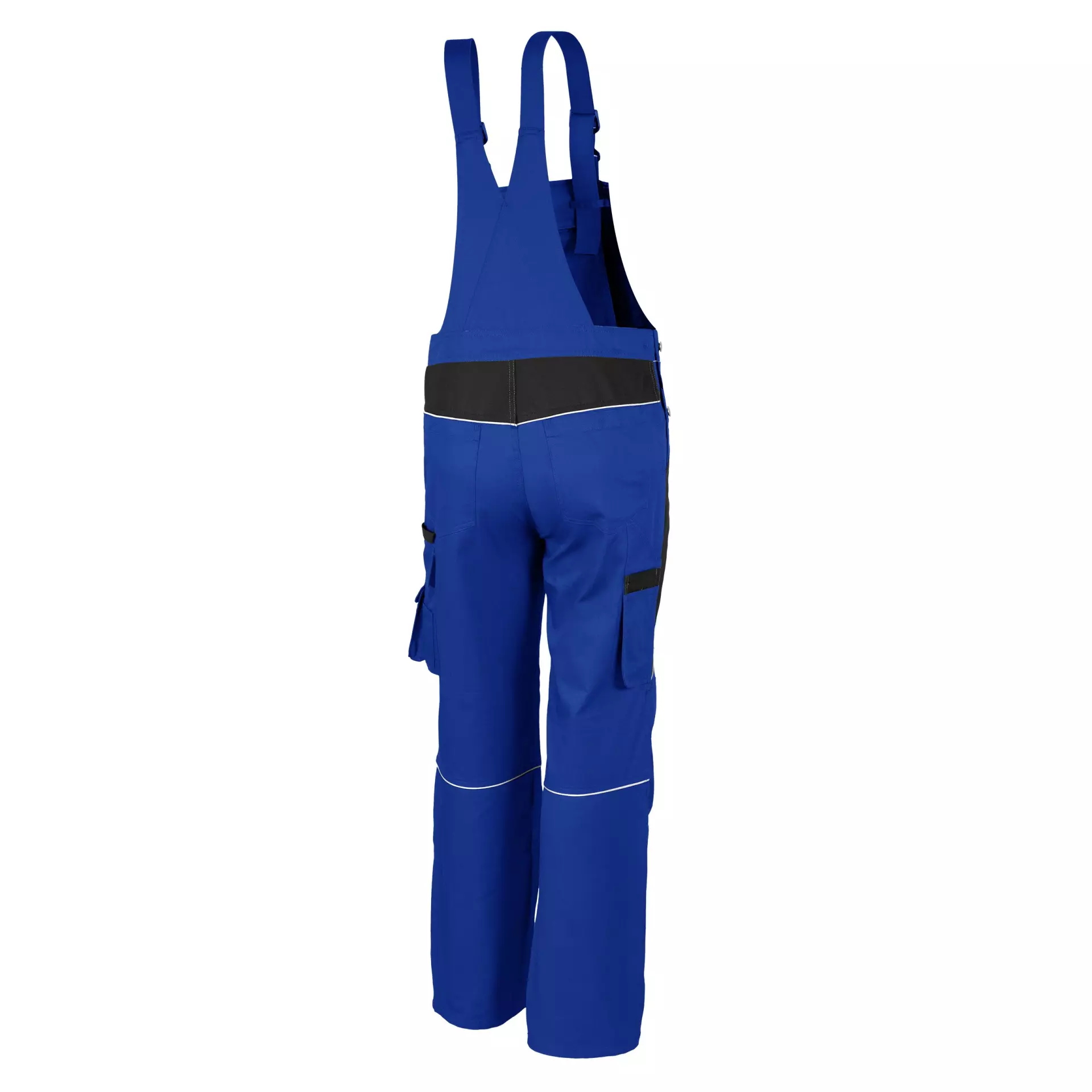 Qualitex NM-41006-0336, PRO Bib Overall Cornflower Blue/Black, image 2