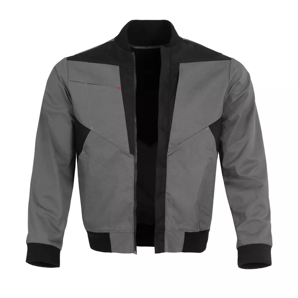 Qualitex NM-43011-3236, X-Serie Blousonjacke grau/schwarz, image 1, gallery thumbnail