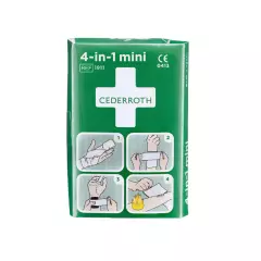 Cederroth C1911, 4-in-1 Mini Erste-Hilfe-Verband