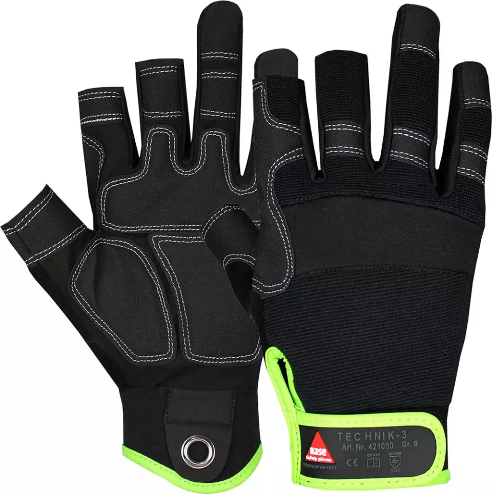 Hase Safety Gloves 421030, TECHNIK 3 Assembly Gloves, image 1, gallery thumbnail