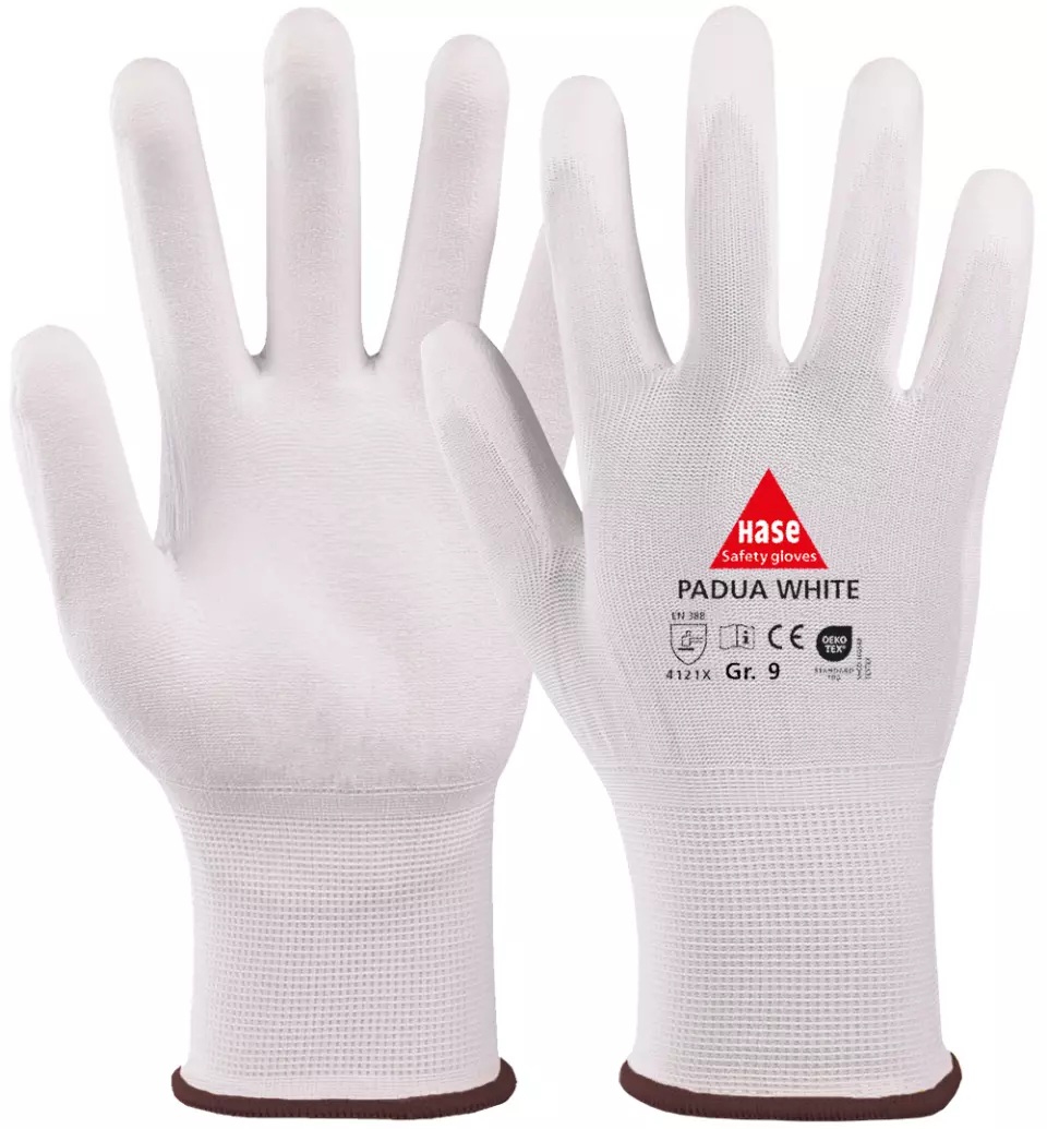 Hase Safety Gloves 508200, PADUA WHITE Montagehandschuhe, image 1, gallery thumbnail