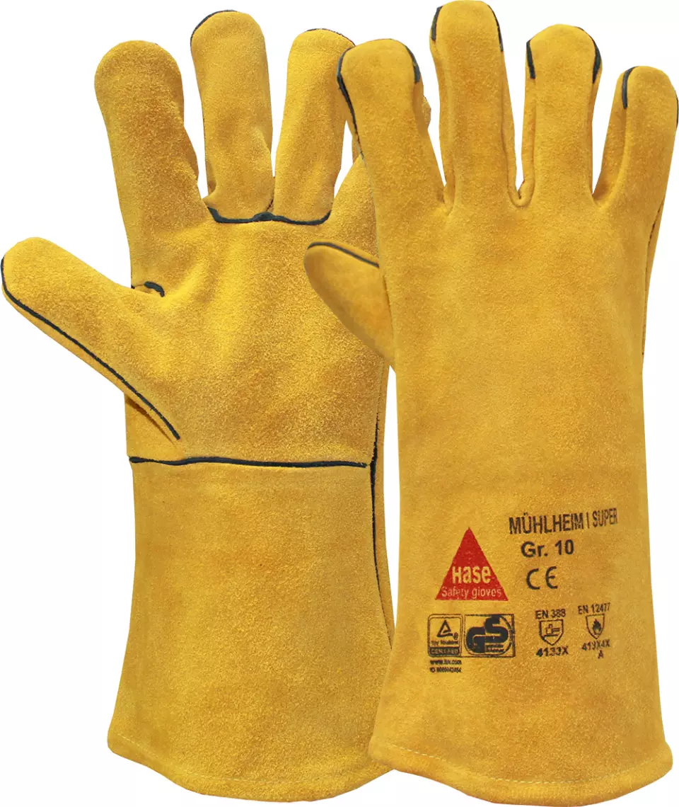 Hase Safety Gloves 301010, MÜHLHEIM I SUPER Hitsauskäsineet, image 1, gallery thumbnail