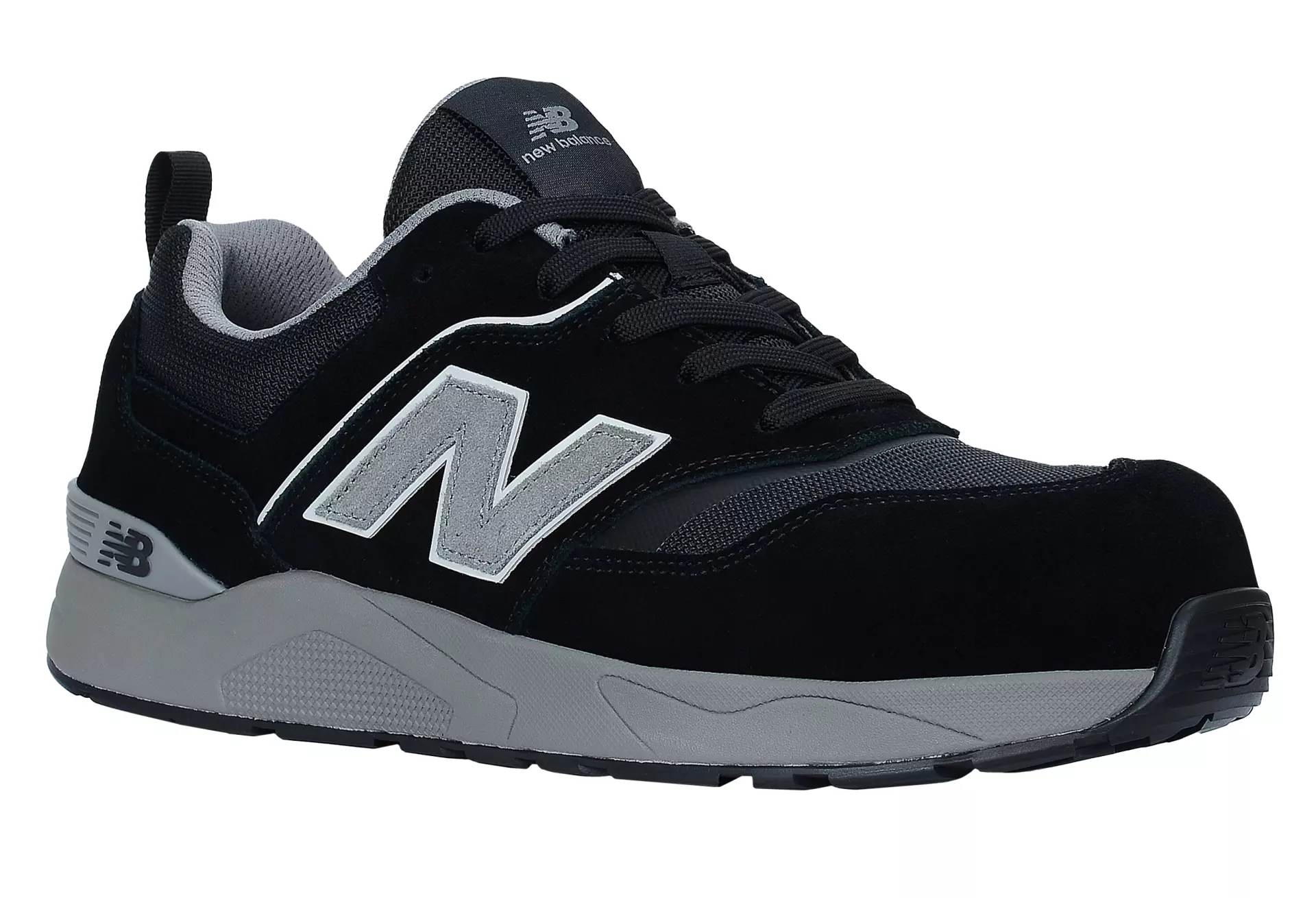 New Balance MEELCAP-1012, Elite Lite Herren Sicherheitsschuhe S1 PL HRO FO SC SR Schwarz/Grau, image 4