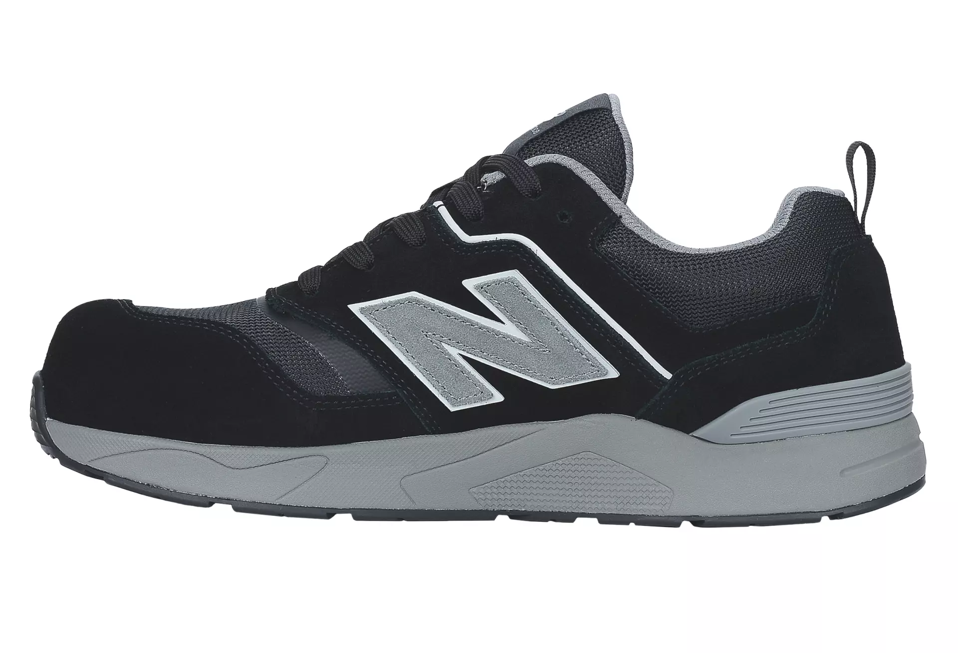 New Balance MEELCAP-1012, Elite Lite Herren Sicherheitsschuhe S1 PL HRO FO SC SR Schwarz/Grau, image 2