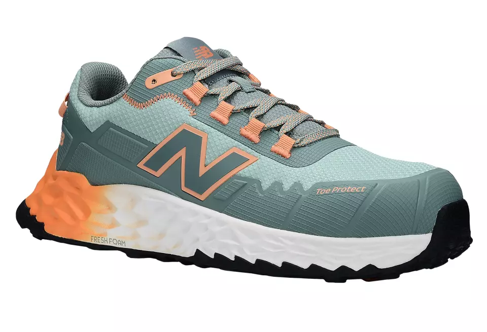New Balance WEFCCAPD-3446, Cremorne Womens Sicherheitsschuhe S3 L, Aqua / Kürbis, image 4, gallery thumbnail
