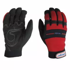 Sänger 1-1-116, Royal Padded Work Gloves Made of Synthetic Leather