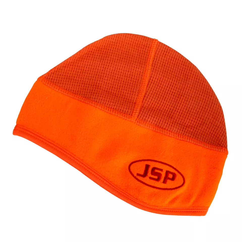 JSP AHV002-301-600, Surefit™ Thermal Safety Helmet Liner - M/L - Hi-Vis Orange, image 1, gallery thumbnail