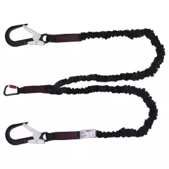 JSP FAR0405, K2™ 2m Twin Fall Arrest Lanyard - Internal Energy Absorber