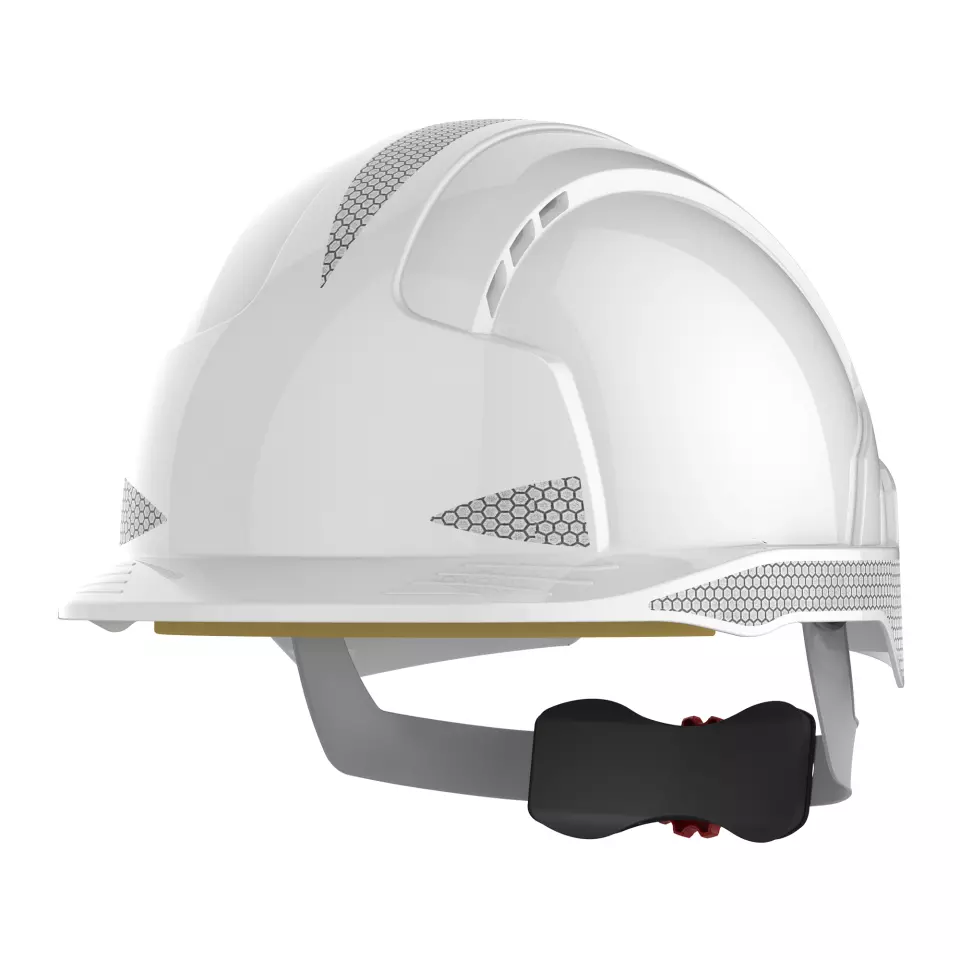 JSP AJB170-400-100, EVOLite® Safety Helmet with CR2 - Wheel Ratchet - Vented - White, image 1, gallery thumbnail