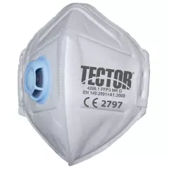 TECTOR 4206, FFP3 NR D Vikbar mask