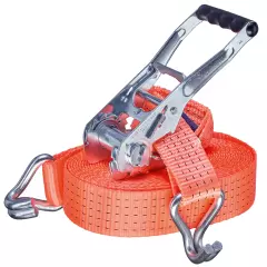 TECTOR 84514-12M, Cargo Lashing Belt, 2 Part, with DJ Hook 12 Meter