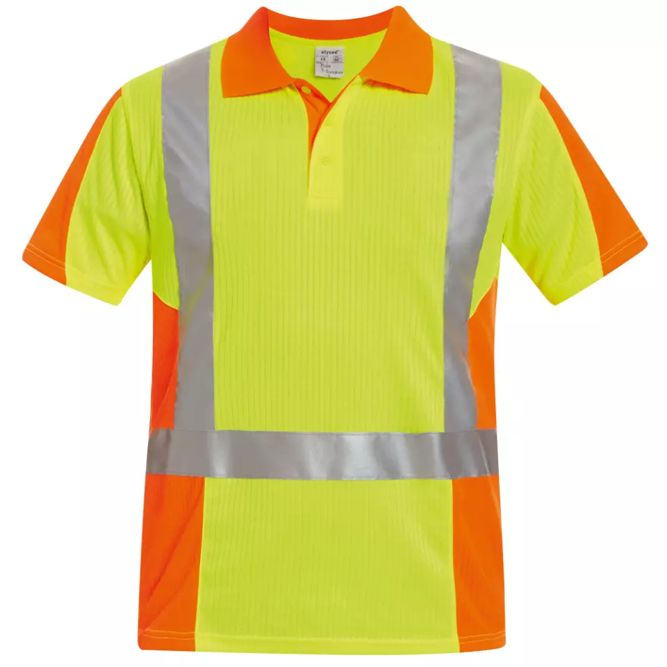 ELYSEE 22725, ZWOLLE Warnschutz-Poloshirt, Gelb/Orange, image 1, gallery thumbnail
