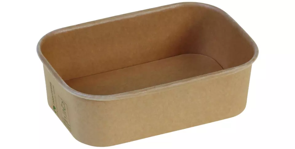 Naturesse 22141, Schale Kraft/PLA 650ml 173x120x51mm, image 1, gallery thumbnail