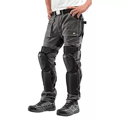 Sir Safety System MC4949Z9U, Tibia Safe Knee Pad Black, image 1, gallery thumbnail